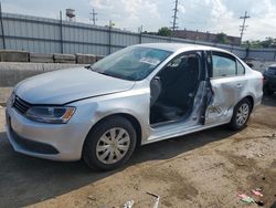 Vehiculos salvage en venta de Copart Chicago Heights, IL: 2014 Volkswagen Jetta Base