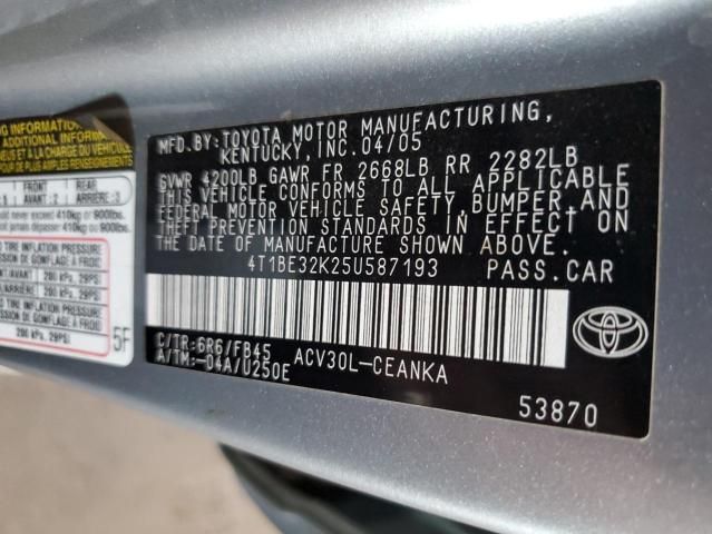 2005 Toyota Camry LE