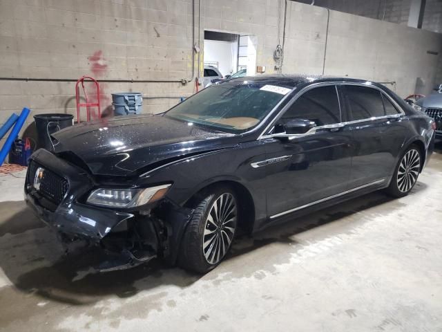 2017 Lincoln Continental Black Label