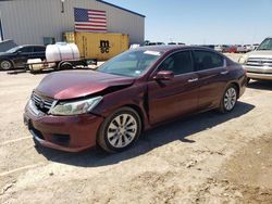 Salvage cars for sale at Amarillo, TX auction: 2014 Honda Accord EXL
