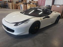 Salvage cars for sale at Spartanburg, SC auction: 2011 Ferrari 458 Italia