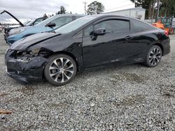 Salvage cars for sale from Copart Graham, WA: 2013 Honda Civic SI