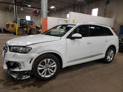 Salvage cars for sale at Blaine, MN auction: 2019 Audi Q7 Premium Plus
