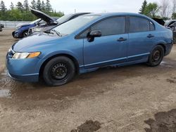 Salvage cars for sale from Copart Bowmanville, ON: 2009 Honda Civic DX-G