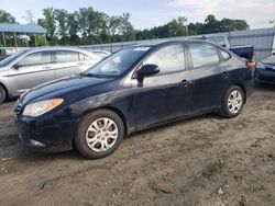 Salvage cars for sale at Spartanburg, SC auction: 2010 Hyundai Elantra Blue