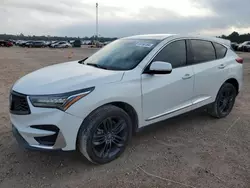 Salvage cars for sale at Houston, TX auction: 2021 Acura RDX Advance