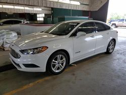 Salvage cars for sale at Dyer, IN auction: 2018 Ford Fusion SE Hybrid