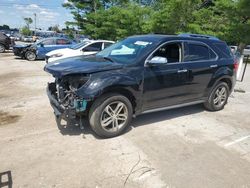 Salvage cars for sale at Lexington, KY auction: 2016 Chevrolet Equinox LTZ