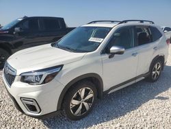Salvage cars for sale from Copart Temple, TX: 2019 Subaru Forester Touring