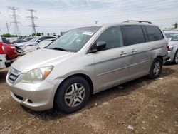 Salvage cars for sale at Elgin, IL auction: 2006 Honda Odyssey EX