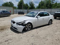 Salvage cars for sale at Midway, FL auction: 2007 BMW 525 I