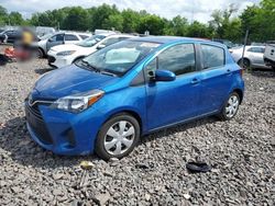 Salvage cars for sale at Chalfont, PA auction: 2017 Toyota Yaris L