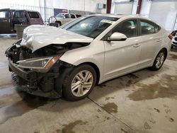 Salvage cars for sale at Avon, MN auction: 2019 Hyundai Elantra SEL