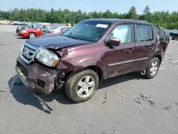 Salvage cars for sale at Windham, ME auction: 2011 Honda Pilot EX