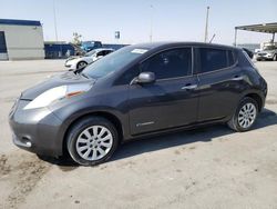 Salvage cars for sale at Anthony, TX auction: 2013 Nissan Leaf S