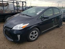 Salvage cars for sale at Elgin, IL auction: 2015 Toyota Prius