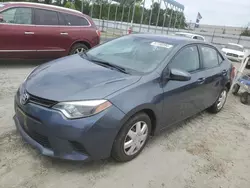 Salvage cars for sale at Spartanburg, SC auction: 2014 Toyota Corolla L