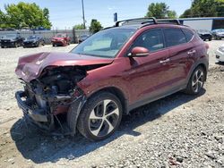 Salvage cars for sale at Mebane, NC auction: 2016 Hyundai Tucson Limited