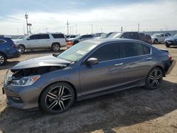 Salvage cars for sale at Greenwood, NE auction: 2017 Honda Accord Sport Special Edition