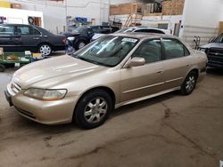 Honda Accord ex Vehiculos salvage en venta: 2001 Honda Accord EX