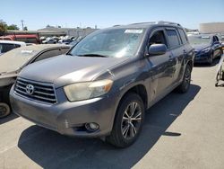 Salvage cars for sale from Copart Martinez, CA: 2008 Toyota Highlander Sport