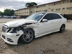 Salvage cars for sale at Opa Locka, FL auction: 2013 Mercedes-Benz E 350