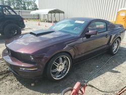 Salvage cars for sale at Spartanburg, SC auction: 2005 Ford Mustang GT