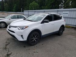 Salvage cars for sale at Arlington, WA auction: 2017 Toyota Rav4 SE