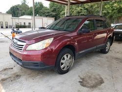 Salvage cars for sale at Hueytown, AL auction: 2011 Subaru Outback 2.5I
