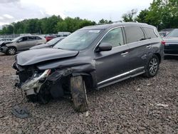 Salvage cars for sale from Copart Chalfont, PA: 2015 Infiniti QX60