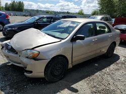 Salvage cars for sale at Arlington, WA auction: 2007 Toyota Corolla CE