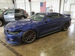 Salvage cars for sale at Franklin, WI auction: 2015 Ford Mustang GT
