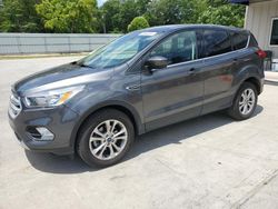 Salvage cars for sale from Copart Augusta, GA: 2019 Ford Escape SE