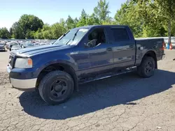 Salvage cars for sale at Portland, OR auction: 2005 Ford F150 Supercrew