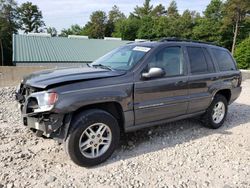 Salvage cars for sale at West Warren, MA auction: 2004 Jeep Grand Cherokee Laredo