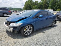 Honda salvage cars for sale: 2012 Honda Civic SI