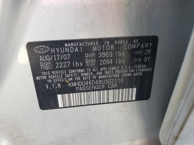 2008 Hyundai Elantra GLS