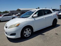 Salvage cars for sale at Fresno, CA auction: 2009 Toyota Corolla Matrix
