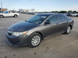 Salvage cars for sale at Grand Prairie, TX auction: 2012 Toyota Camry Base