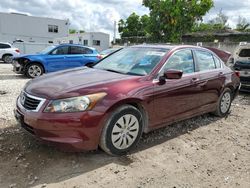 Salvage cars for sale at Opa Locka, FL auction: 2010 Honda Accord LX