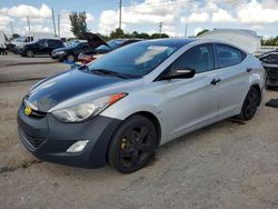 Salvage cars for sale at Miami, FL auction: 2013 Hyundai Elantra GLS