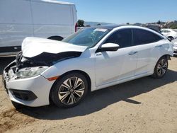 Salvage cars for sale at San Martin, CA auction: 2016 Honda Civic EX