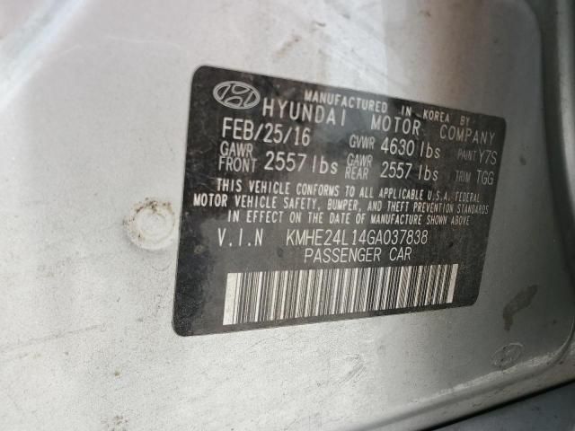 2016 Hyundai Sonata Hybrid