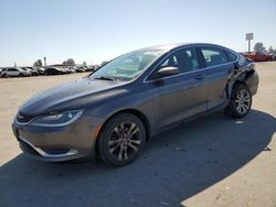 Salvage cars for sale at Fresno, CA auction: 2015 Chrysler 200 Limited