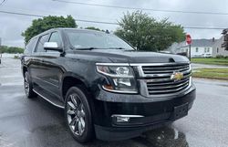 Salvage cars for sale at East Granby, CT auction: 2015 Chevrolet Suburban K1500 LTZ