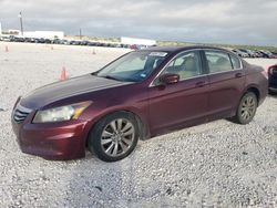 Salvage cars for sale at New Braunfels, TX auction: 2012 Honda Accord EX