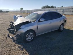 Salvage cars for sale at Anderson, CA auction: 2010 Hyundai Elantra Blue