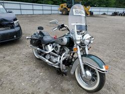 Salvage motorcycles for sale at Lyman, ME auction: 1996 Harley-Davidson Flstn