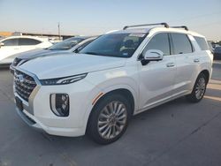 Salvage cars for sale at Grand Prairie, TX auction: 2020 Hyundai Palisade Limited