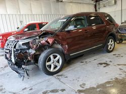 Salvage cars for sale at Franklin, WI auction: 2016 Ford Explorer XLT